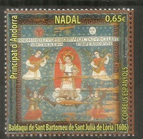 Auvent De Saint-Barthélemy De Sant Julia De Loria (1606). Noël 2020. Timbre Neuf **  And/Esp. - Unused Stamps
