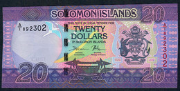 SOLOMONS ISLANDS P34 20 DOLLARS 2017 #A/1   Signature 8 UNC. - Isola Salomon