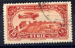 SYRIE - N° A56° - AVION SURVOLANT LA CITADELLE D'ALEP - Usati