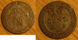 Napoléon Ier - 10 Centimes 1810B - 10 Centimes