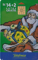 TARJETA DE PERU DE PAPA NOEL DE NAVIDAD TIRADA 8000 CHRISTMAS-NAVIDAD - Pérou