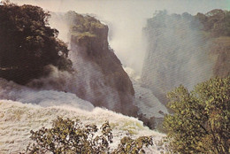 1253 - Rhodesien - Rhodesia , Victoria Falls , Gorge Towards , Boiling Pot , Wasserfall - Gelaufen - Zimbabwe