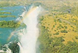 1272 - Rhodesien - Rhodesia , Victoria Falls , From Bottom Left , Main Falls , Livingstone Island , Horseshoe Falls , Ra - Zimbabwe