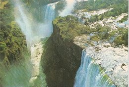 1328 - Rhodesien - Rhodesia , Devil's Cataract , Livingstone Island , Main Falls , Rain Forest In The Dry Season - Gelau - Zimbabwe