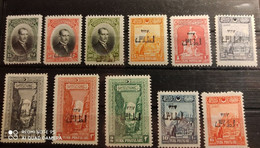 1927 Turquie /Turkey/Turchia/Turkia: Isf. 1177-1187, Mi 857-67  Yv 709-719 ,SG 1035-45 MH/* - Unused Stamps