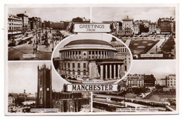 U-K--MANCHESTER -- 1947 -- Multivues ............timbre....cachet          ....à Saisir - Manchester