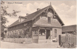 Bahnhof Restaurant Reinhold Wartenberg NiederGörsdorf Belebt Landkreis Teltow Fläming Ungelaufen - Jueterbog