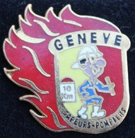 COURSES A PIEDS -  SAPEURS POMPIERS DE LA VILLE GENEVE - SUISSE-SCHWEIZER FEUERWEHRMANN-FIREFIGHTER SWISS -   (21) - Pompieri