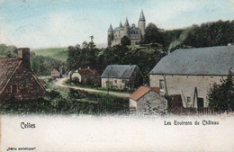 Celles  Les Environs Du Chateau Carte Colorisée Circulé En 1911 - Houyet