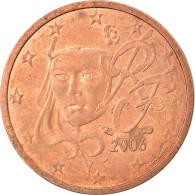 France, 2 Euro Cent, 2006, TTB, Copper Plated Steel, KM:1283 - France