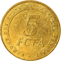 Monnaie, États De L'Afrique Centrale, 5 Francs, 2006, Paris, TTB, Laiton, KM:18 - Cameroon