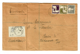 Registered Letter Nordau Tel Aviv 1934 To Berlin - Palestina