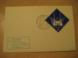 SZEGED 1973 Lufthansa - MALEV Airlines Airline Expo Air Phil Cancel Card HUNGARY - Storia Postale