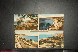 CP, 06, NICE, SOUVENIR DE NICE, MULTI VUES, 80, Gilletta - Multi-vues, Vues Panoramiques