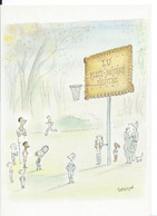 Delcampe - CARTE PUBLICITAIRE   ( LU  Petit Beurre De Nantes )  ILLUSTREE PAR " SEMPE " - Sempé