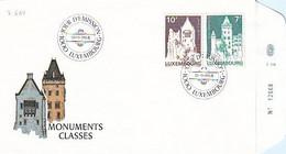 Luxembourg 1984 - FDC Baudenkmüler Hollenfels/ Larochette (7.601) - Covers & Documents