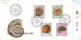 Luxembourg 1984 - FDC Fossilien (7.602) - Covers & Documents