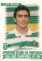 Portugal ** & Postal, Sporting Club De Portugal, Luis Miguel Fl, Champions League 1997-1998 (68782) - Sportsmen