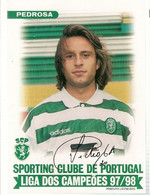 Portugal ** & Postal, Sporting Club De Portugal, Pedrosa, Champions League 1997-1998 (68782) - Sporters