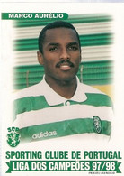 Portugal ** & Postal, Sporting Club De Portugal, Marco Aurélio, Champions League 1997-1998 (68782) - Sporters