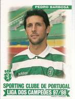 Portugal ** & Postal, Sporting Club De Portugal, Pedro Barbosa, Champions League 1997-1998 (68782) - Sporters