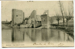 CPA - Carte Postale - Belgique - Quiévrain - Les Ruines Du Moulin - 1902 (DG15042) - Quiévrain