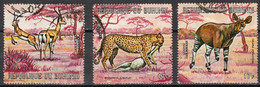 Burundi 1971 - Gazelle De Grant, Guépard, Okapi - Poste Aérienne - Autres