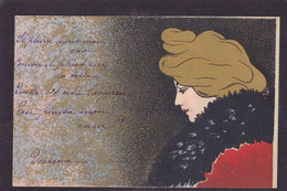 CPA Art Nouveau Femme Women Illustrateur Circulé Type Meunier - Femmes
