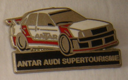 L382 Pin's Rallye ANTAR AUDI SUPERTOURISME Pub Carburant Signé Ebc Achat Immédiat - Audi