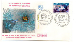 1976 --FDC-- Accélérateur Européen De Particules...................cachet  PREVESSIN - 01 - 1970-1979