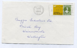 New Zealand Tathape COVER TO Wellington 1980 - Covers & Documents