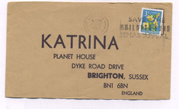 New Zealand Takapuna COVER TO Great Britain 1960 - Lettres & Documents