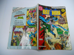 BATMAN COLLECTION LE JUSTICIER PILE OU FACE SAGEDITION 1983 - Batman