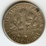 Etats-Unis USA 10 Cents Dime 1958 Argent KM 195 - 1946-...: Roosevelt