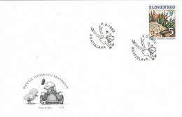 38437. Carta F.D.C. BRATISLAVA (eslovaquia) 1993. Ilustration Han De Beer - FDC