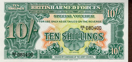 British Banknoten 5 Verschiedene Per 10 Stück Each 10 Items Ten Shilling BB 6 - Forze Armate Britanniche & Docuementi Speciali