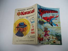 SUPERMAN POCHE N°3 LE DEFI DU SUPER HEROS  SAGEDITION 1976 - Superman