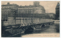 CPA - PARIS - Inondations De 1910 - Le Pont Notre-Dame - Inondations De 1910