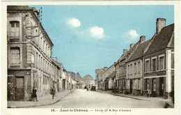 AUXI-le-CHATEAU - Entrée De La Rue D'Amiens - Voyagée 1945 - R/V - Auxi Le Chateau