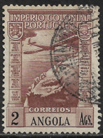 Angola – 1938 Império Colonial Português 2 Angolares Used Stamp - Angola