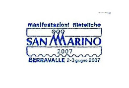 SAN MARINO - 2007 Timbro Blu Di SAN MARINO 2007 Sul Retro Busta Viaggiata In Port Payè P.P. Dell'Az.Filatelica - 1948 - Briefe U. Dokumente