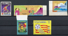 Colombie - 1993 - Petit Lot Poste Aérienne ** - Yt PA 861 / PA 862/863 / PA 864 / PA 866 / PA 869 - Colombie