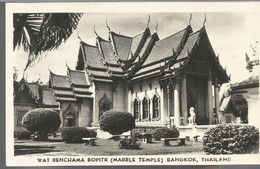 CE /  Vintage  Postcard  / CPA Photo THAILANDE Siam BANGKOK WAT BENCHAMA BOPITR - Thailand