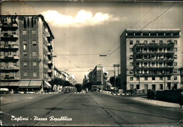 24976) CARTOLINA DI Cagliari-piazza Repubblica-VIAGGIATA - Cagliari