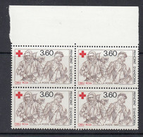 Andorra Fr. 1989 Red Cross  1v Bl Of 4 ** Mnh (51020) - Used Stamps