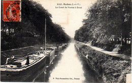 Canaux - Péniches : 35 : Redon : Le Canal De Nantes à Brest - Chiatte, Barconi