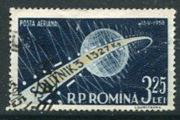 ROMANIA 1958 Launch Of Sputnik 3 Satellite Used.  Michel 1733 - Gebraucht