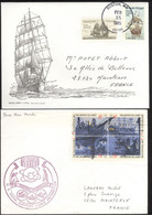 Lot De 2 Lettres Philatéliques Etats-Unis / United States 1985 - Thème Voiliers / Sailboats - Lettres & Documents