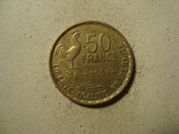 MONNAIE FRANCE 50 FRANCS GUIRAUD 1951 - 50 Francs