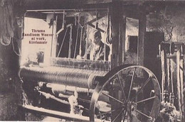 THRUMS HANDLOOM WEAVER AT WORK              KIRRIEMUIR - Angus